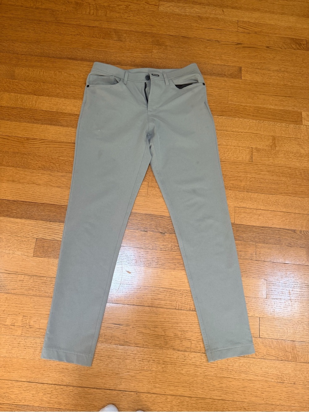 Men's Slim Chino Pants in Sage Green